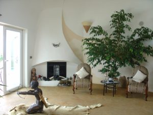 living met openhaard